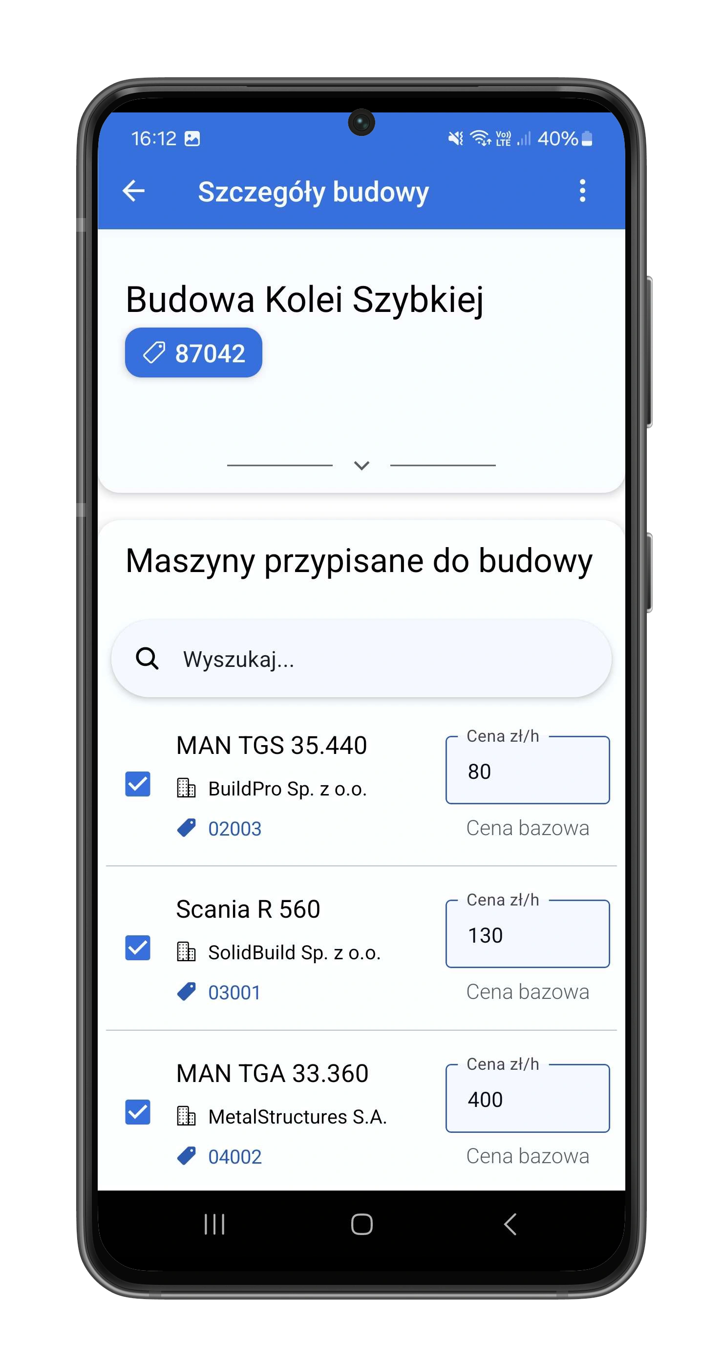 Szczegóły budowy